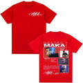 Camiseta Tour Maka Aura 2025 - T-Shirt Retro Streetwear Unisex