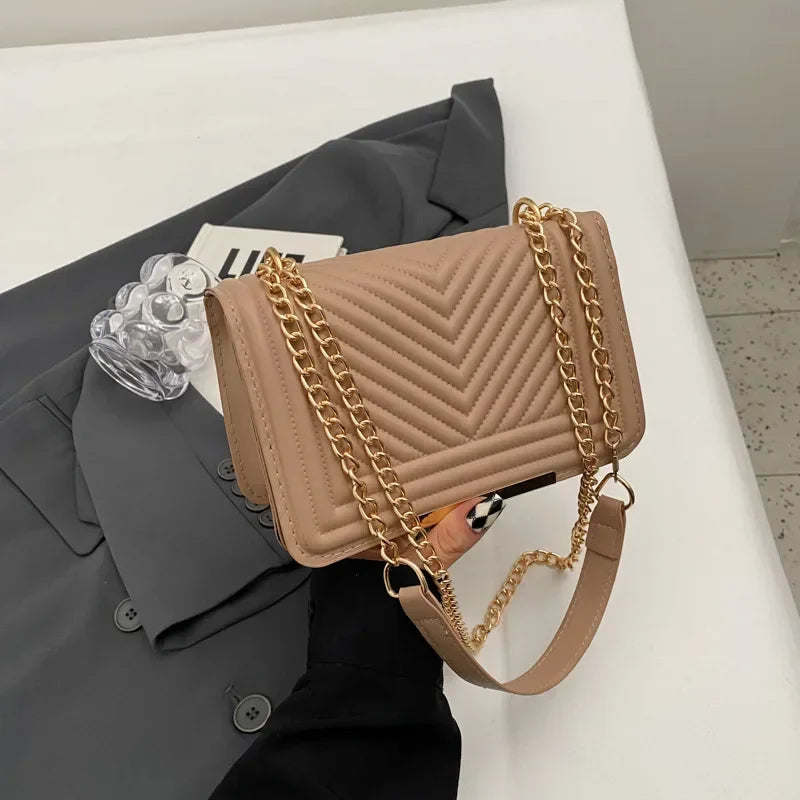 Fashion Small Handbags for Women 2024 Trend Designer Luxury Shoulder Crossbody Bags Female Pu Leather Sling Hand Messenger Bag