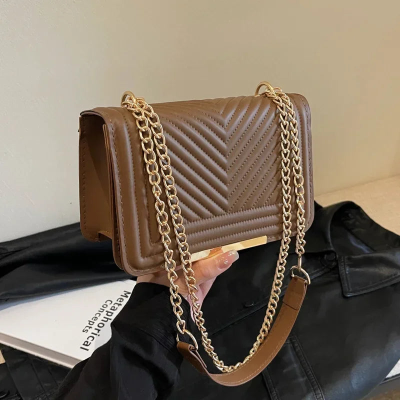 Fashion Small Handbags for Women 2024 Trend Designer Luxury Shoulder Crossbody Bags Female Pu Leather Sling Hand Messenger Bag