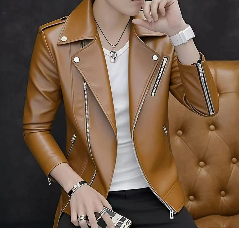 Blazer Casual Hombre - Chaqueta Elegante Primavera Otoño 2025